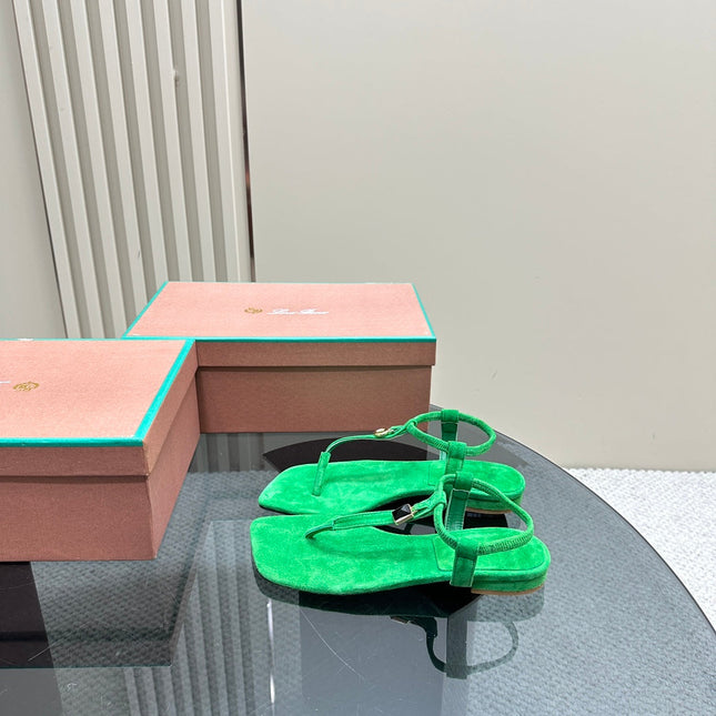 LP MINDIL SANDAL COOL GREEN SUEDE