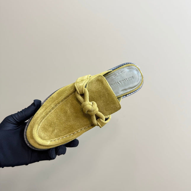 ASTAIRE MULE IN OLIVE GREEN SUEDE