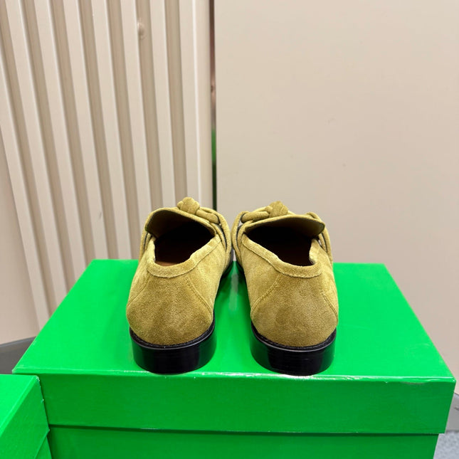 ASTAIRE LOAFER IN OLIVE GREEN SUEDE