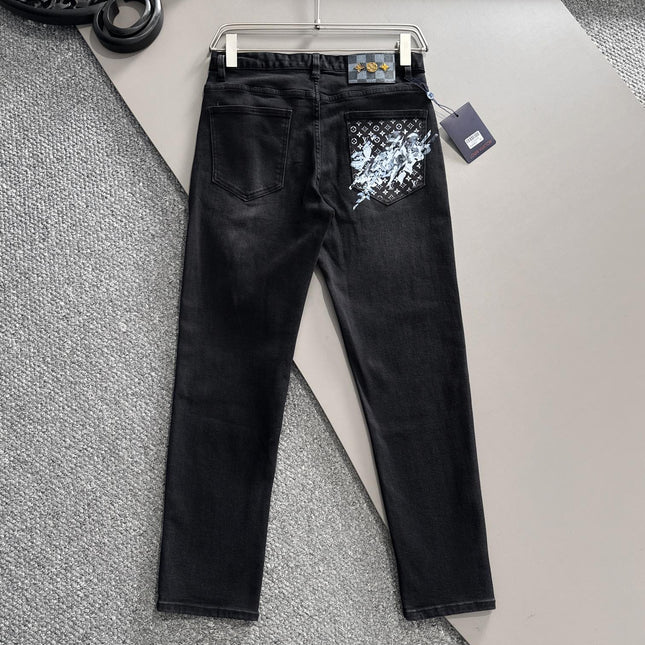 LV BLACK DENIM JEAN 239618