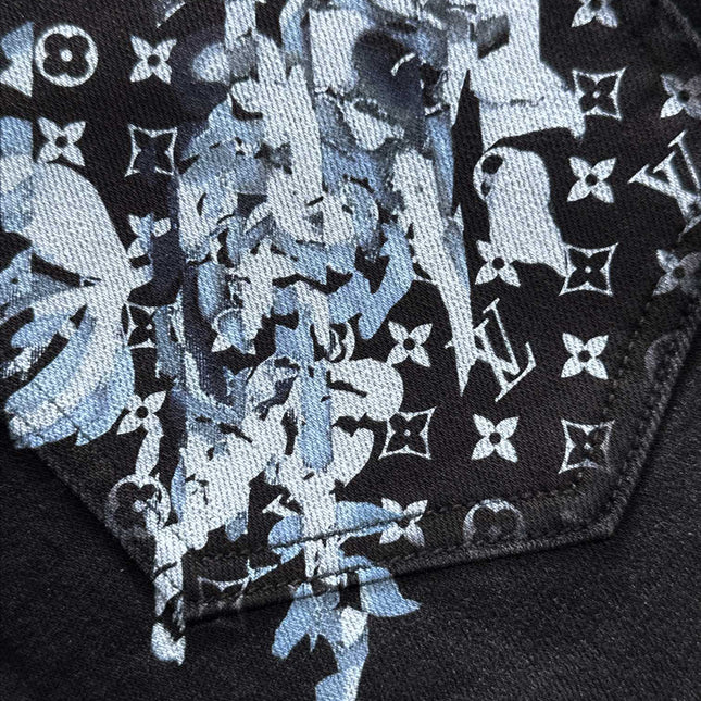LV BLACK DENIM JEAN 239618