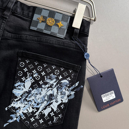 LV BLACK DENIM JEAN 239618