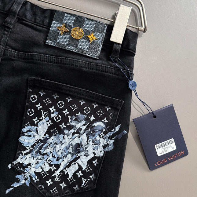 LV BLACK DENIM JEAN 239618