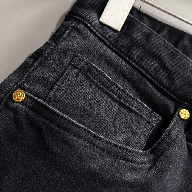 LV BLACK DENIM JEAN 239618
