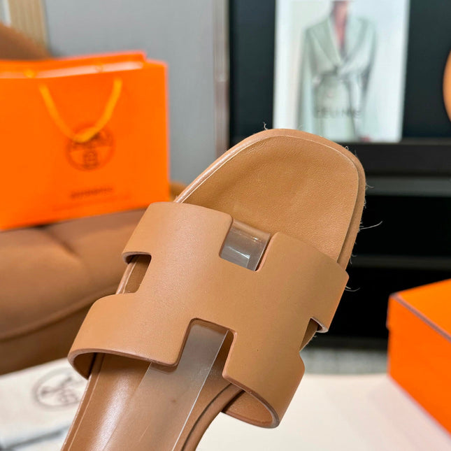 Elda espadrille 80 Tan Calfskin