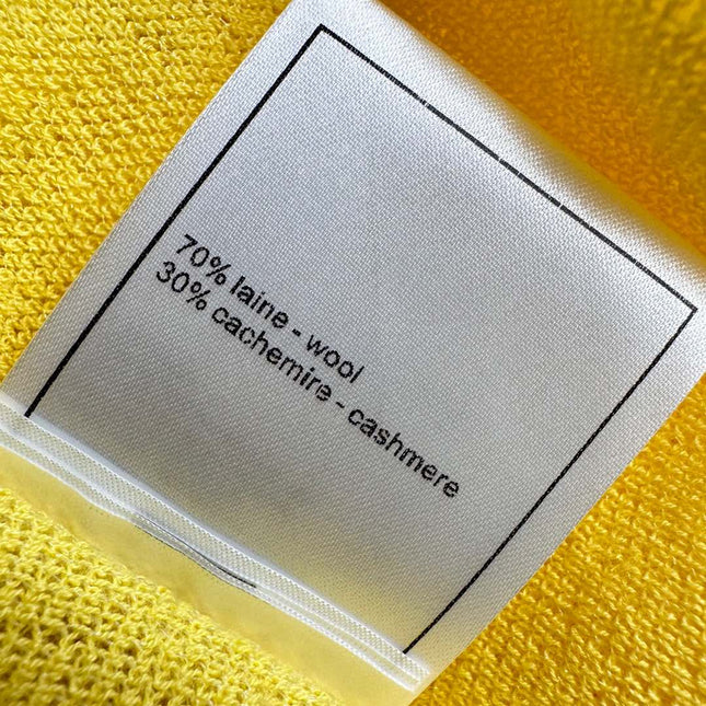 CHANEL SHORT SLEEVE CREW NECK KNIT TOP 263666