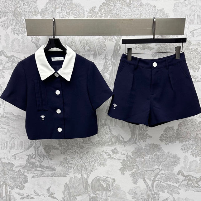 DIOR 25S BLAZER AND SHORTS SET 264681