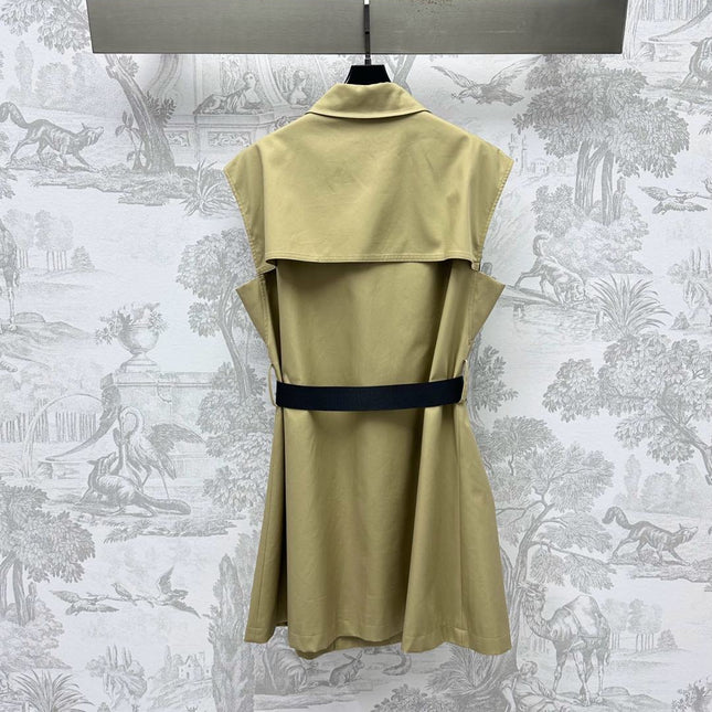 DIOR 25S SLEEVELESS DRESS WITH BELT 264685