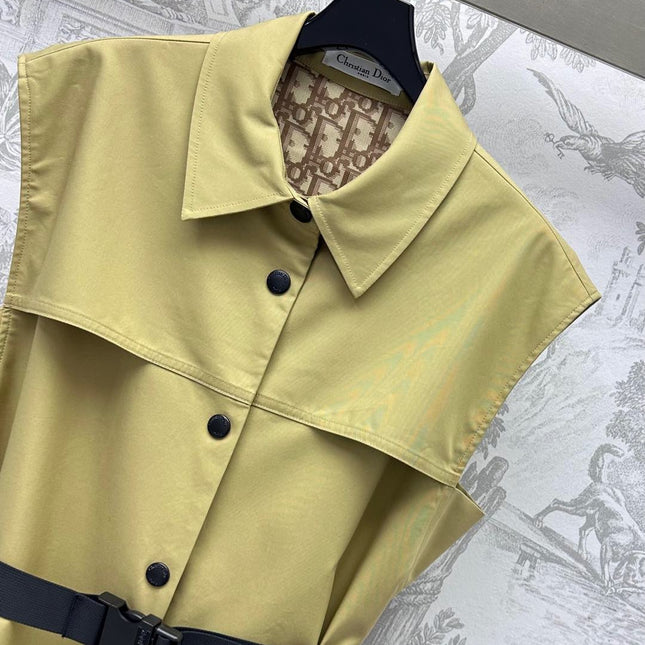 DIOR 25S SLEEVELESS DRESS WITH BELT 264685