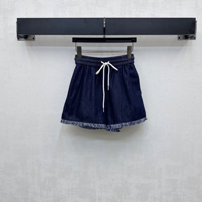 ZIMMERMAN 25S HIGH WAIST DENIM SHORTS 264693