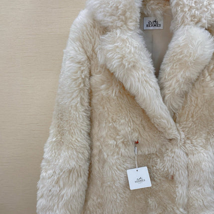 HERMES 25S LONG FUR COAT 234