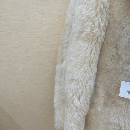 HERMES 25S LONG FUR COAT 234