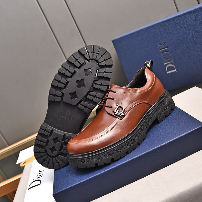 CD EXPLORER LACE-UP LOAFER BRICK CALFSKIN
