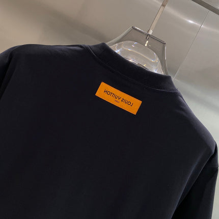 LV BLACK COTTON GRAFFITI T-SHIRT 238908