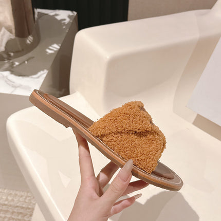 CELINE 25S LYMPIA TWISTED SANDAL IN BURNT ORANGE SPONGE FABRIC