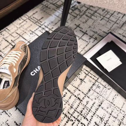 CLASSIC SNEAKERS IN PERU BROWN SHEEPSKIN AND SUEDE