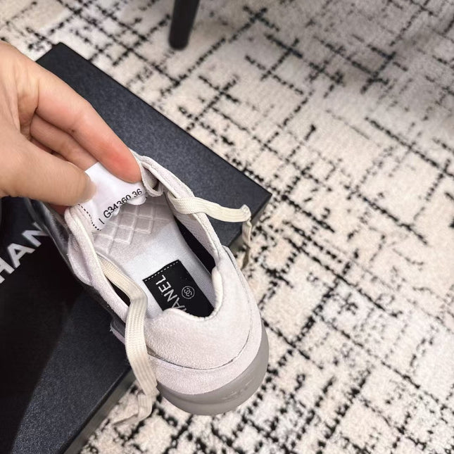 CLASSIC SNEAKERS IN SILVER SHEEPSKIN