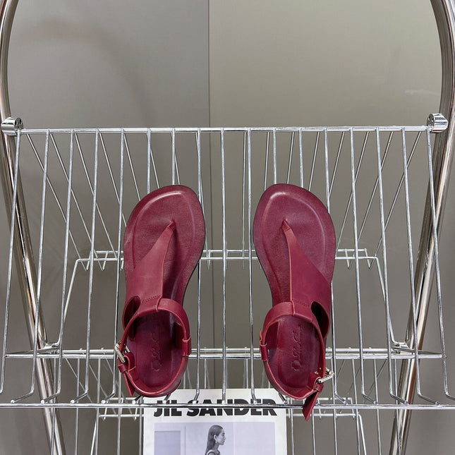 LP TRANI SANDALS BOYSENBERRY CALFSKIN