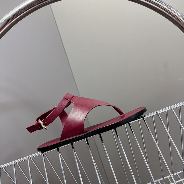 LP TRANI SANDALS BOYSENBERRY CALFSKIN