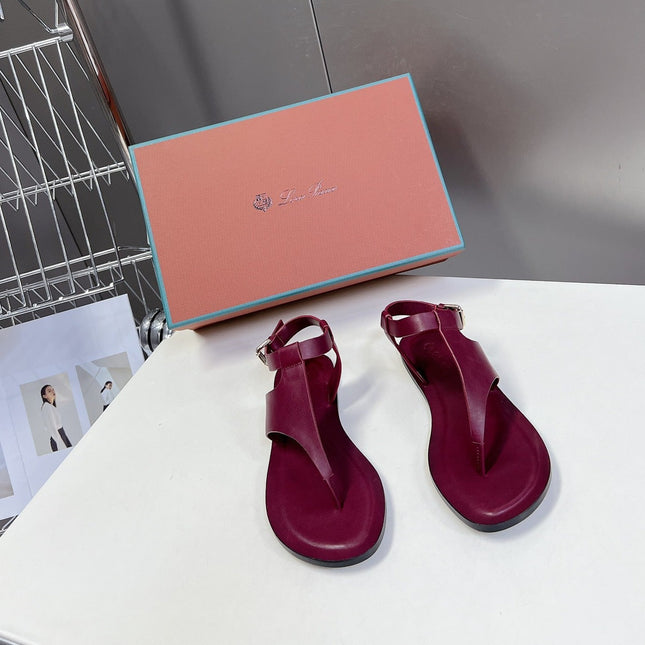 LP TRANI SANDALS BOYSENBERRY CALFSKIN