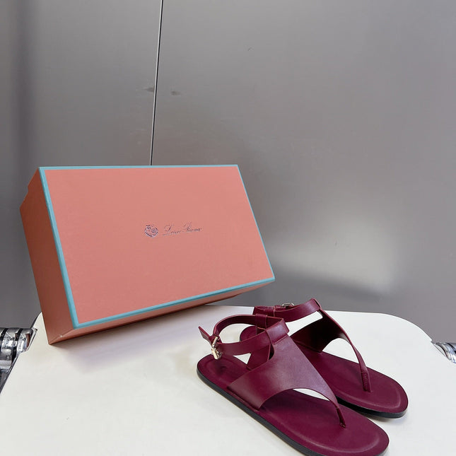 LP TRANI SANDALS BOYSENBERRY CALFSKIN