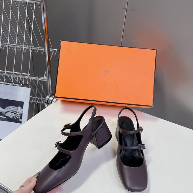 JACKIE 50 PUMP MAUVE LAMBSKIN