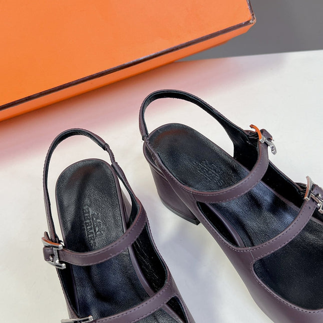 JACKIE 50 PUMP MAUVE LAMBSKIN