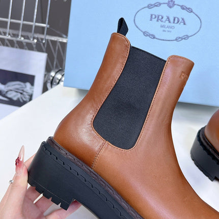 PRA CHELSEA BOOTS CARAMEL CALFSKIN