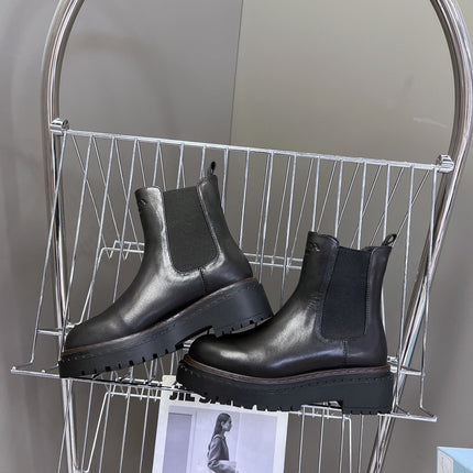 PRA CHELSEA BOOTS BLACK CALFSKIN