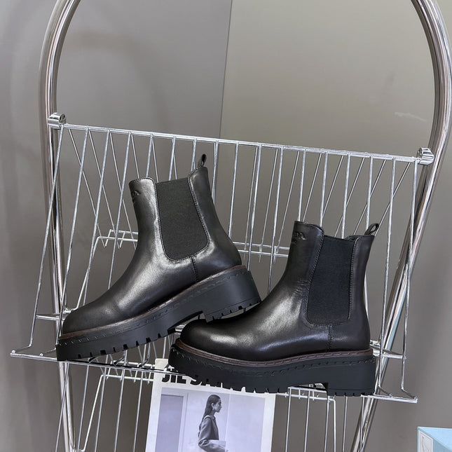 PRA CHELSEA BOOTS BLACK CALFSKIN