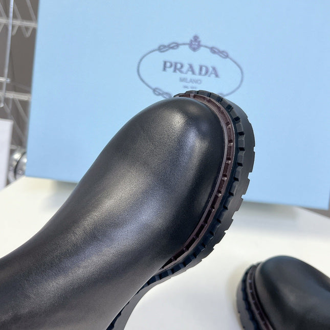 PRA CHELSEA BOOTS BLACK CALFSKIN