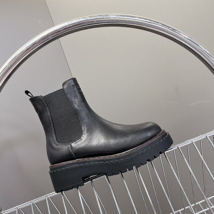 PRA CHELSEA BOOTS BLACK CALFSKIN