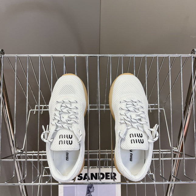 BASIC SNEAKERS IN WHITE MESH