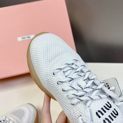 BASIC SNEAKERS IN WHITE MESH