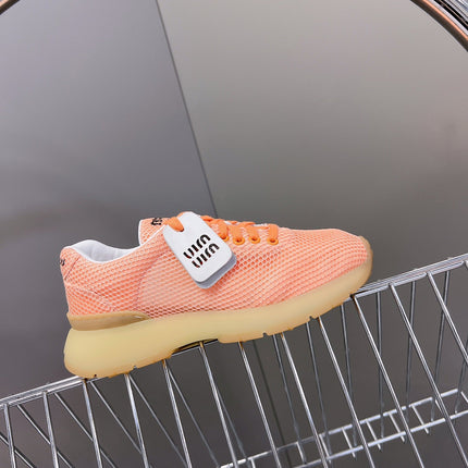 BASIC SNEAKERS IN LIGHT ORANGE MESH