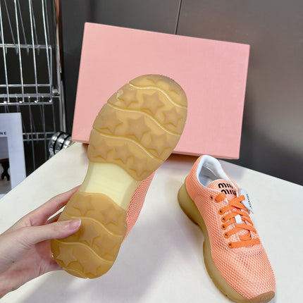BASIC SNEAKERS IN LIGHT ORANGE MESH