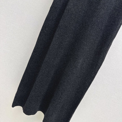 HERMES 25S SLEEVELESS CREW-NECK KNIT DRESS 306