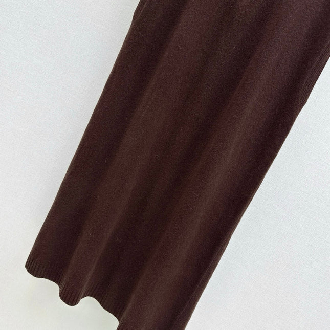 HERMES 25S SLEEVELESS CREW-NECK KNIT DRESS 313