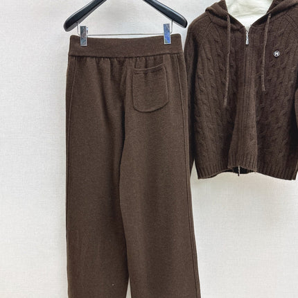 HERMES 25S OVERSIZED WOOL SUIT 025