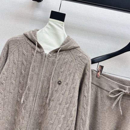 HERMES 25S OVERSIZED WOOL SUIT 026