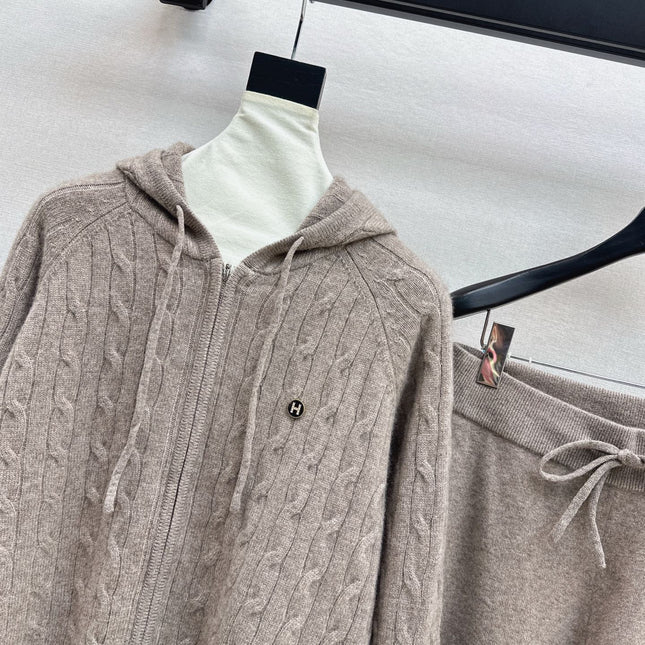 HERMES 25S OVERSIZED WOOL SUIT 026