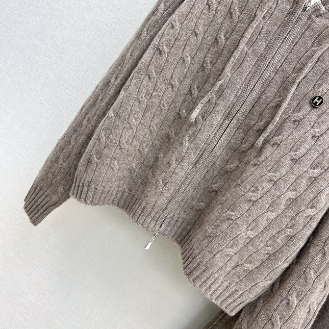 HERMES 25S OVERSIZED WOOL SUIT 026