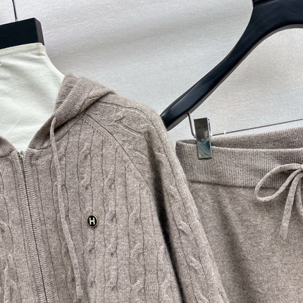 HERMES 25S OVERSIZED WOOL SUIT 026