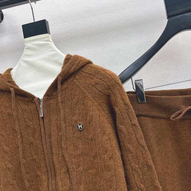 HERMES 25S OVERSIZED WOOL SUIT 024