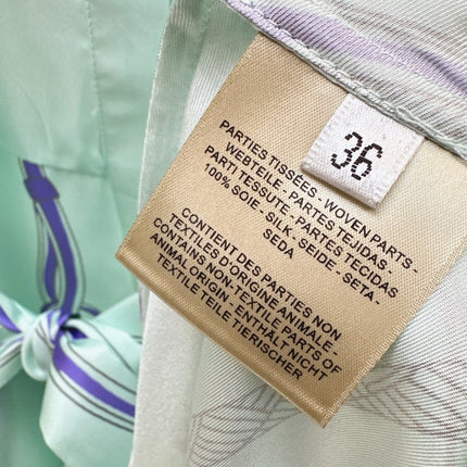 HERMES 25S LONG SILK DRESS 022