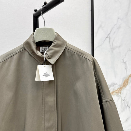 HERMES 25S TRENCH COAT 023