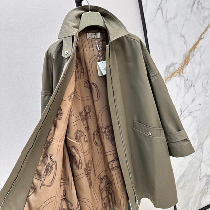 HERMES 25S TRENCH COAT 023