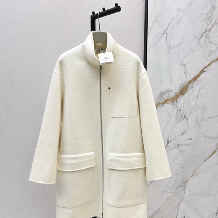 HERMES 25S STAND-COLLAR ZIP-UP JACKET 036