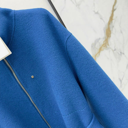 HERMES 25S STAND-COLLAR ZIP-UP JACKET 96710