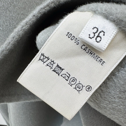 HERMES 25S SLEEVELESS WOOL VEST COAT WITH BOW BELT 96700